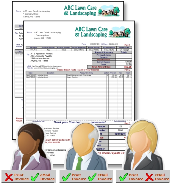 Lawn Landscape Billing Software