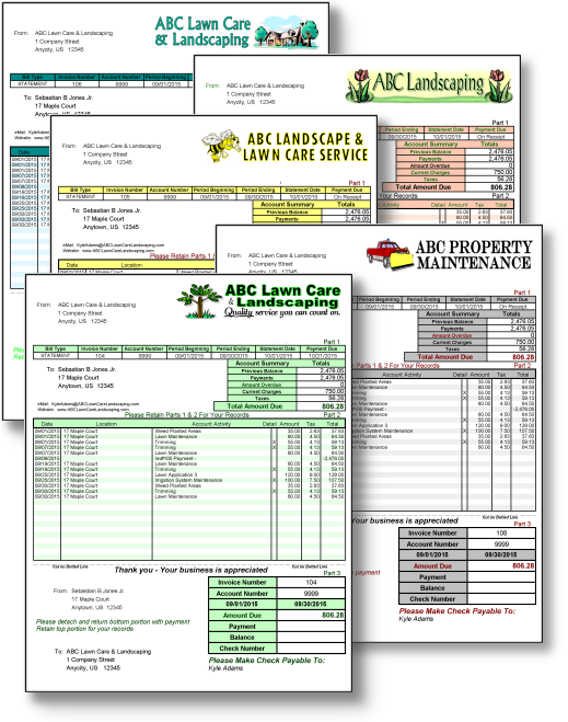 Landscape Business Invoicing Software