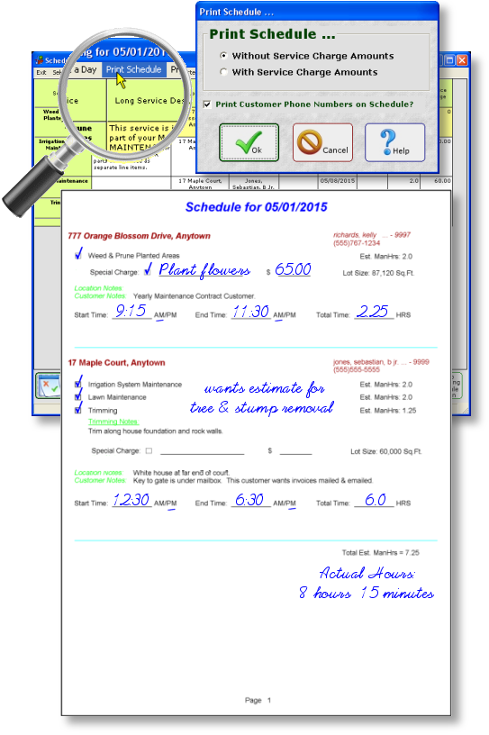 Service Schedules for Lawn Care Maintenance