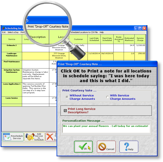 lawn mowing scheduling software