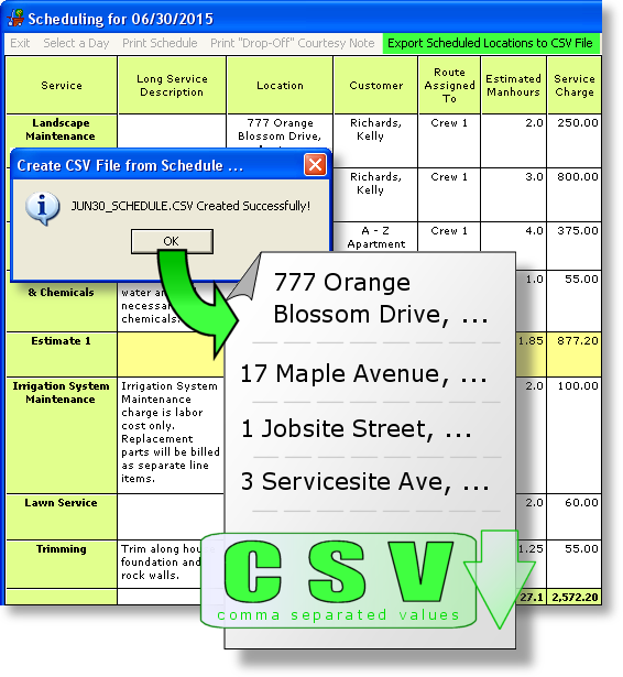 Landscaping Lawn Care Scheduling Estimating