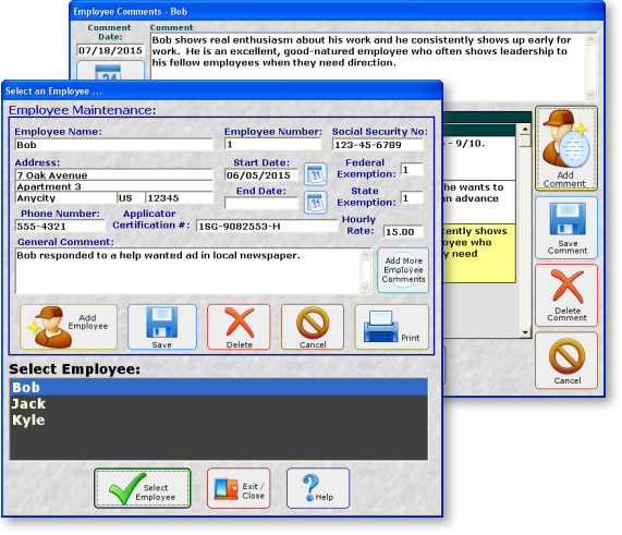 Lawn Business Software Payroll