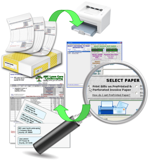 Landscaping Lawn Invoice Forms