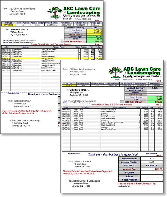 Lawn Maintenance Business Software