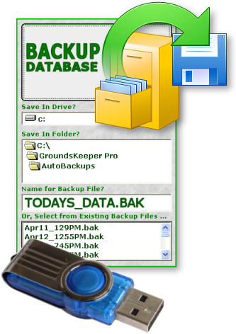 Backup Lawn Business Data