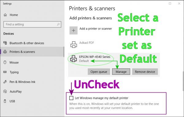 WINDOWS 10 PRINTING PROBLEMS - NOTHING PRINTS